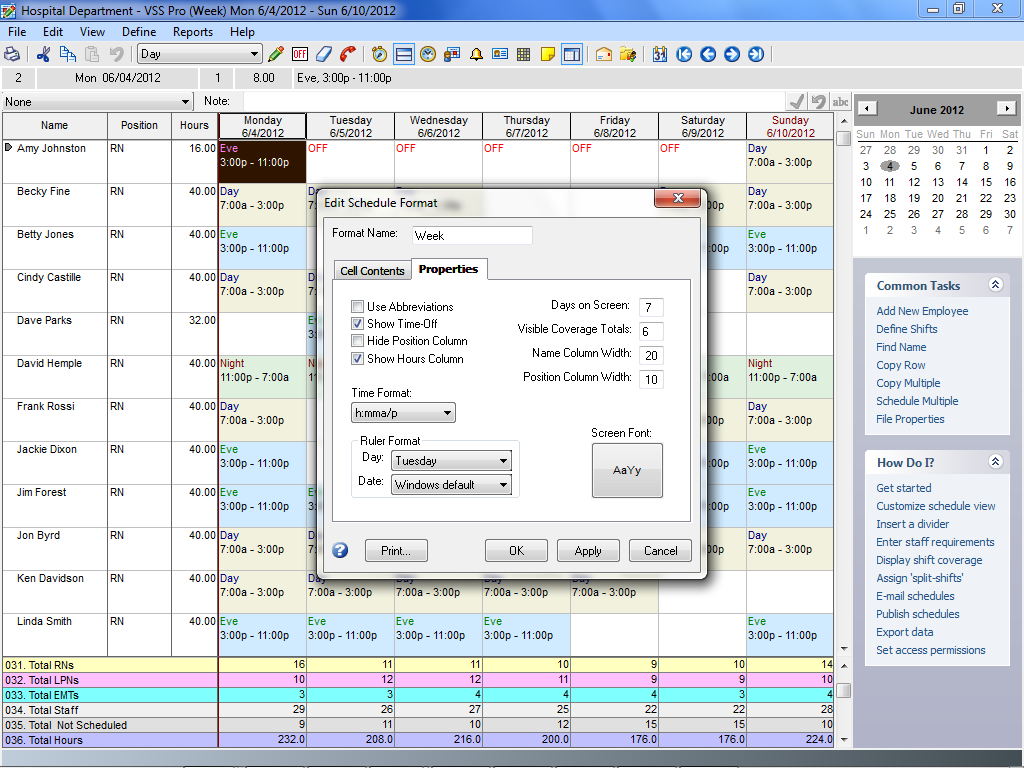 Epic Scheduling Templates